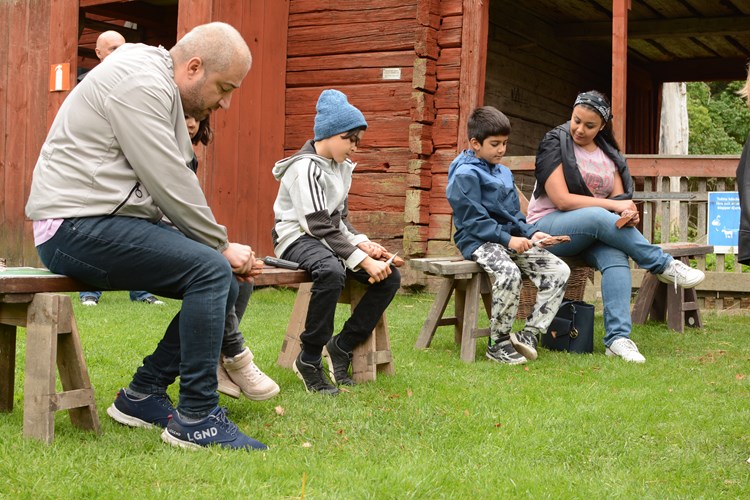 Skördedag på Disagården