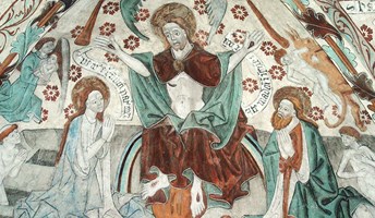 Bild för Kvällsöppet med föredrag: Nymålat anno 1473 – Upplands medeltida kyrkmålningar.