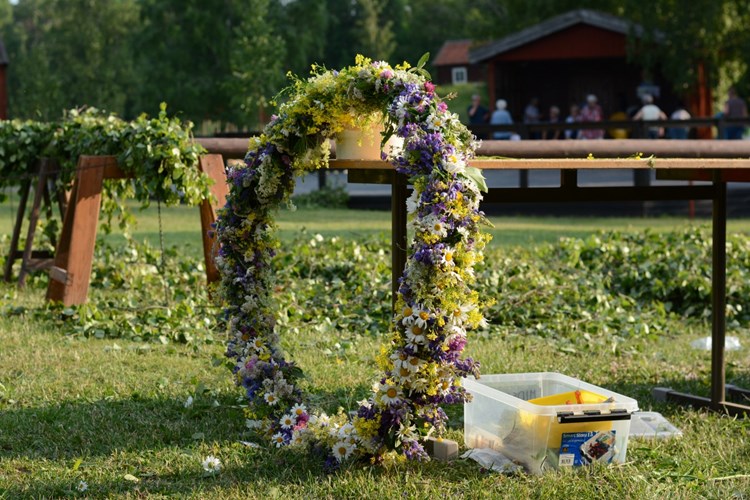 Midsommarförberedelser