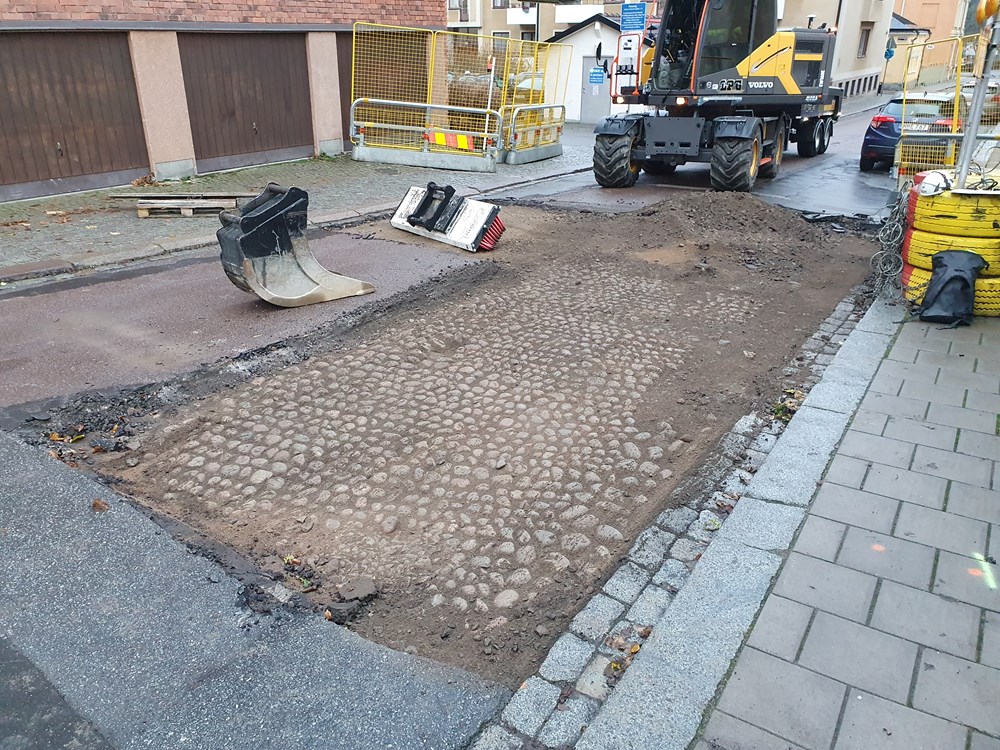 1700-tal i en korsning - Rundelsgränd / S:t Johannesgatan