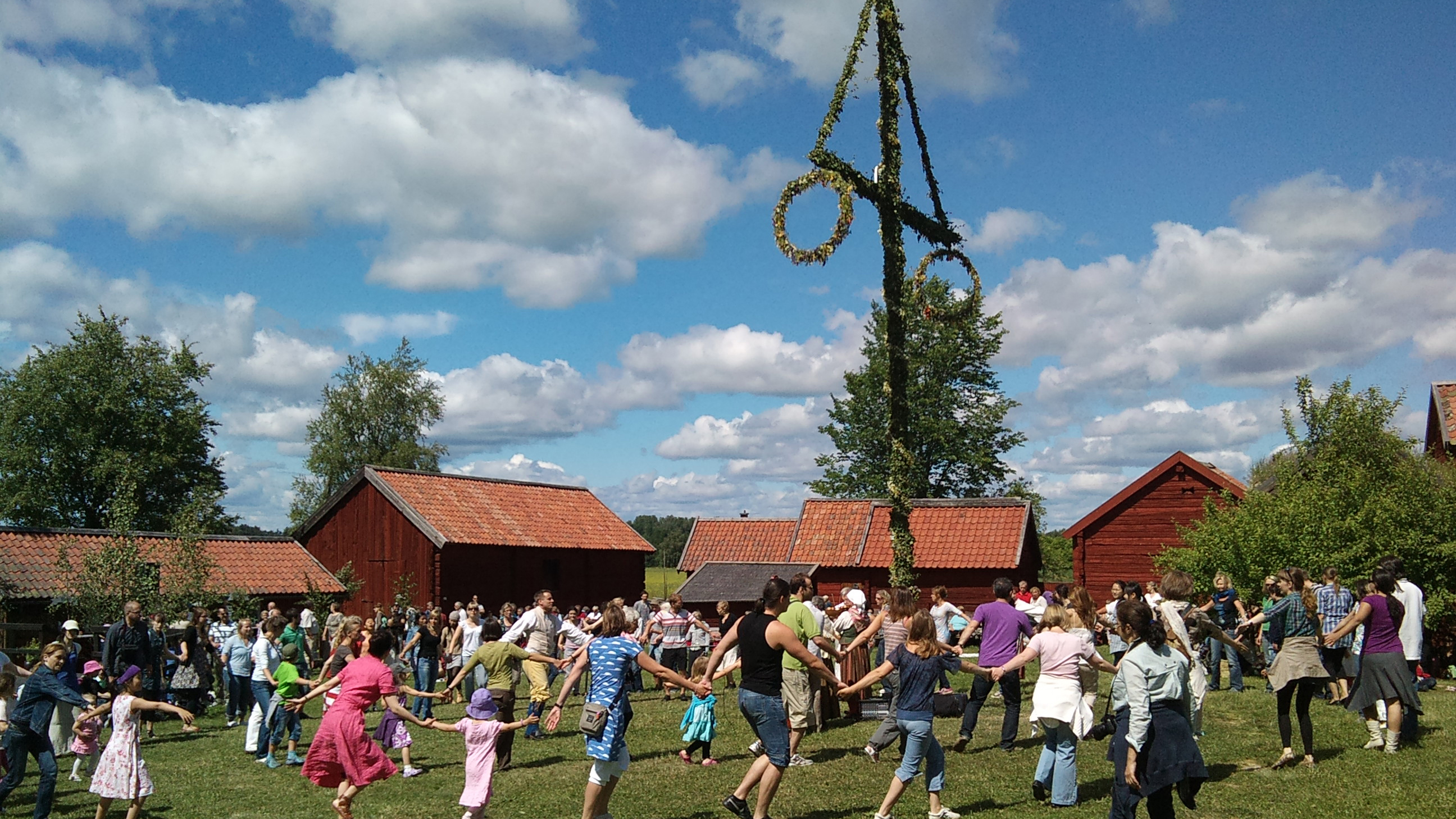 Midsommarfirande på Disagården
